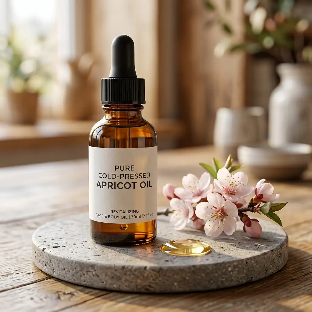 Pure Cold-Pressed Apricot Oil