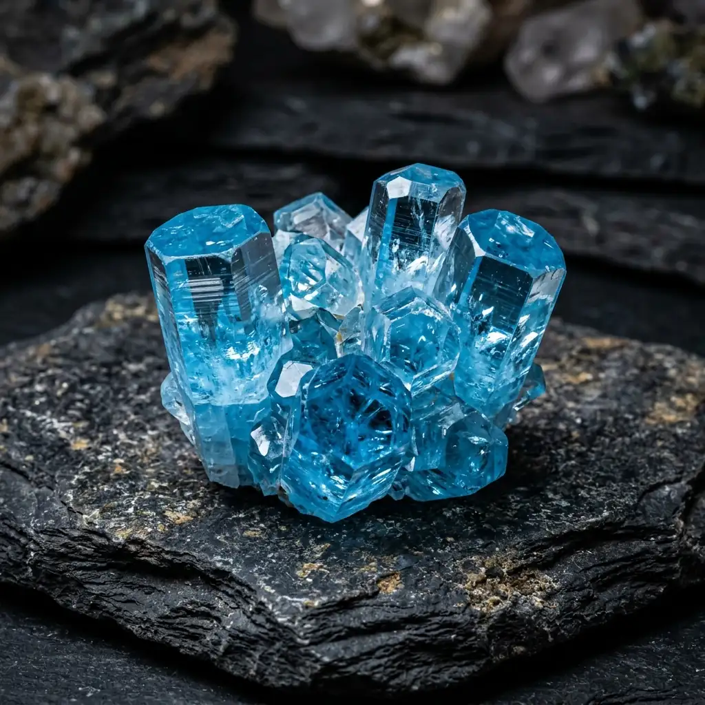 Raw Skardu Aquamarine