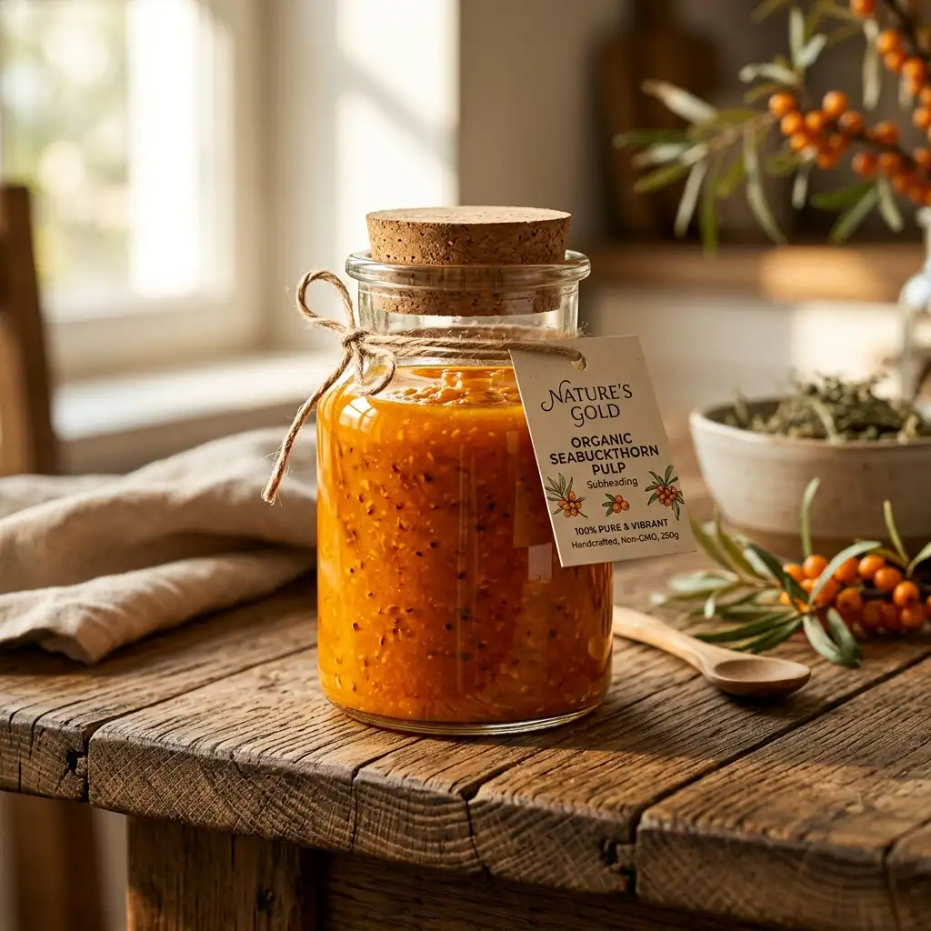 Organic Seabuckthorn Pulp