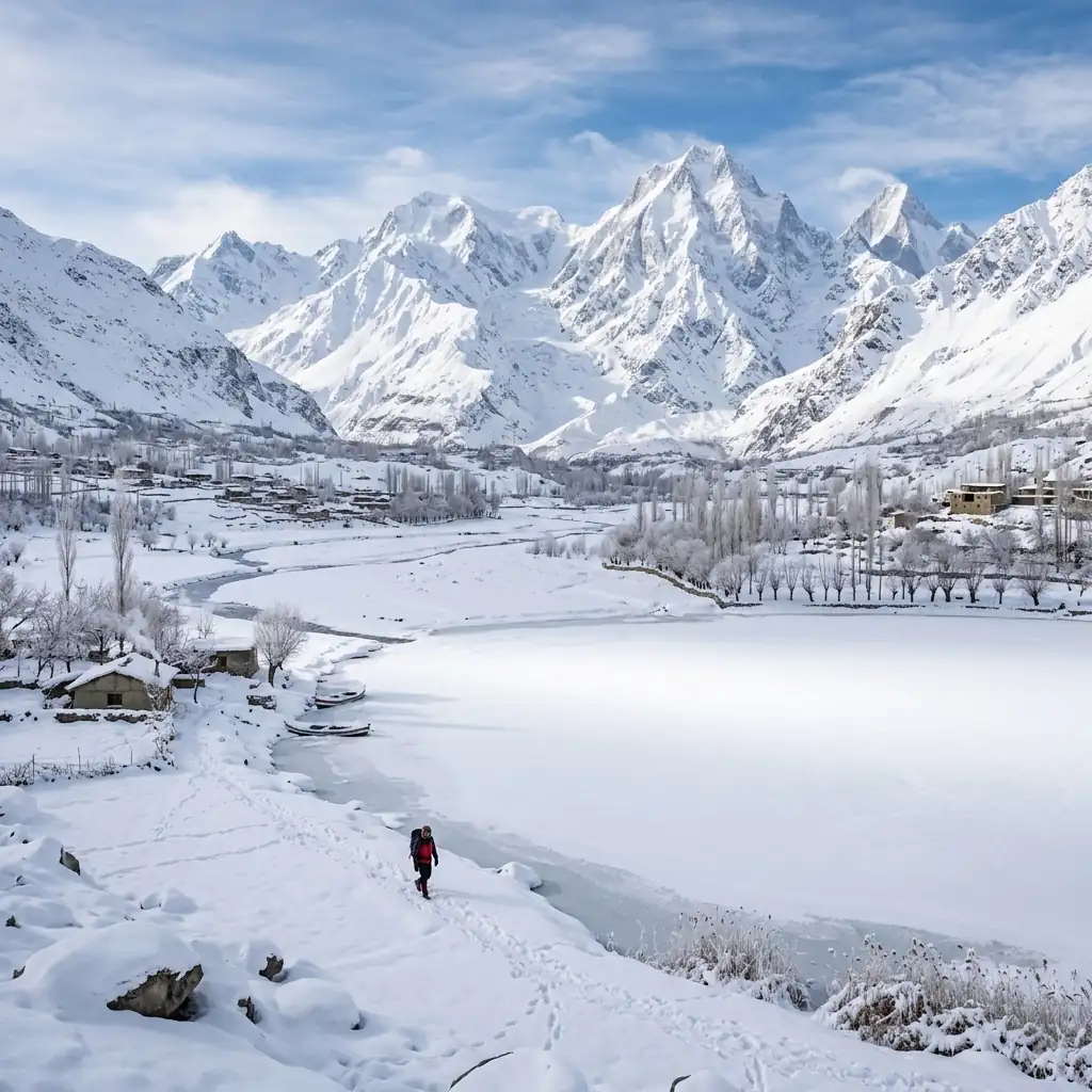 Skardu in Winters